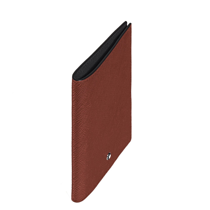 Montblanc Sartorial läder passhållare röd ek 223061