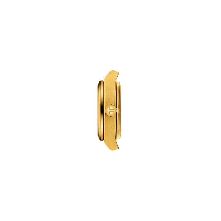 Tissot PRX 25mm champagne quartz steel yellow gold PVD finish T137.010.33.021.00