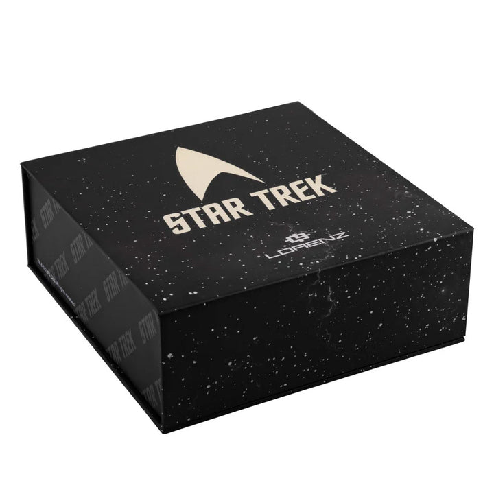 Lorenz STAR TREK Command-klocka 40x36 mm grönt kvartsstål guld PVD-finish 030287KK