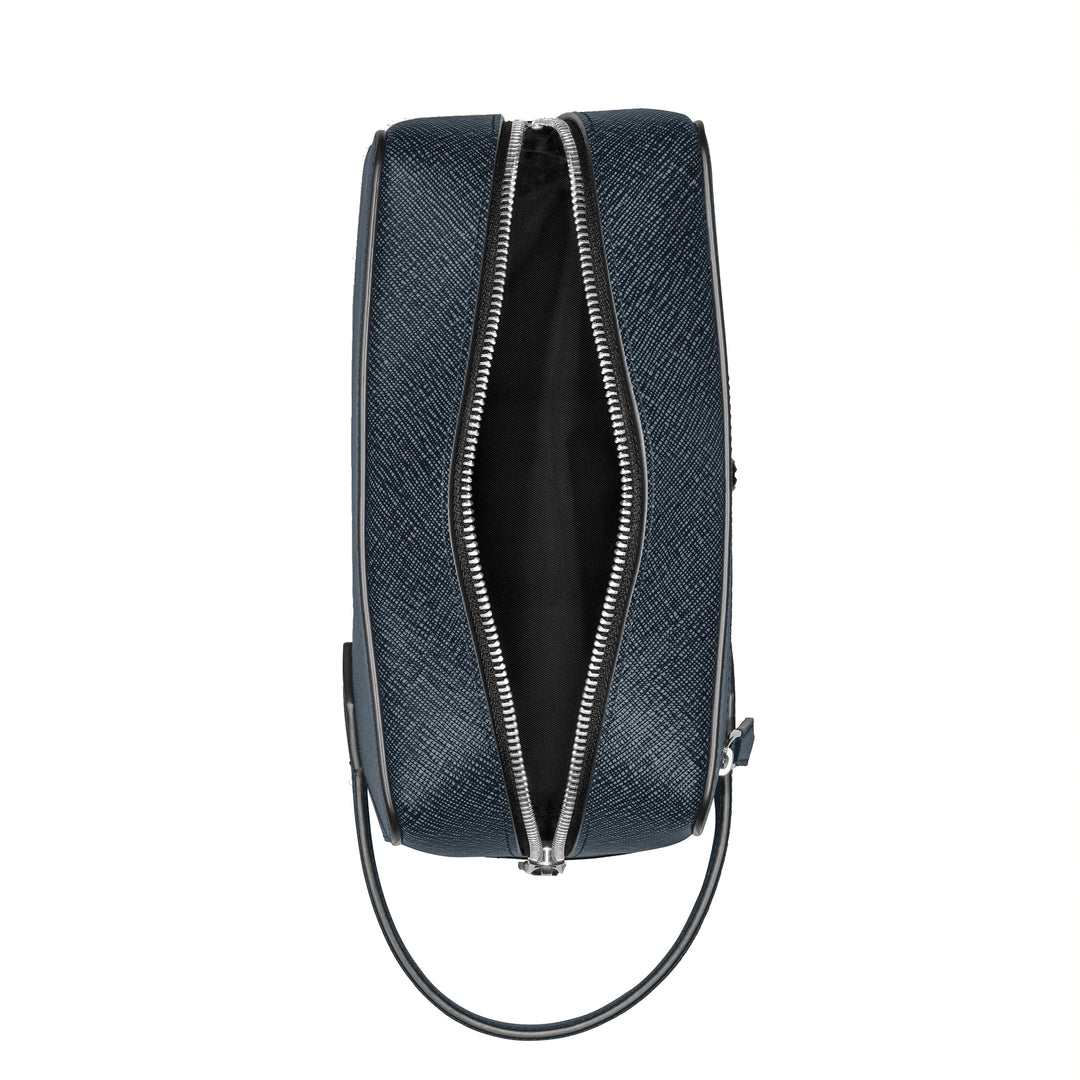 Montblanc clutch tailorial tweed blue 220339