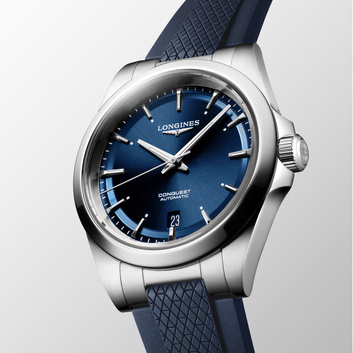 LONGINES CONQUEST 38MM WATCH Blue Automatic Steel L3.720.4.92.9