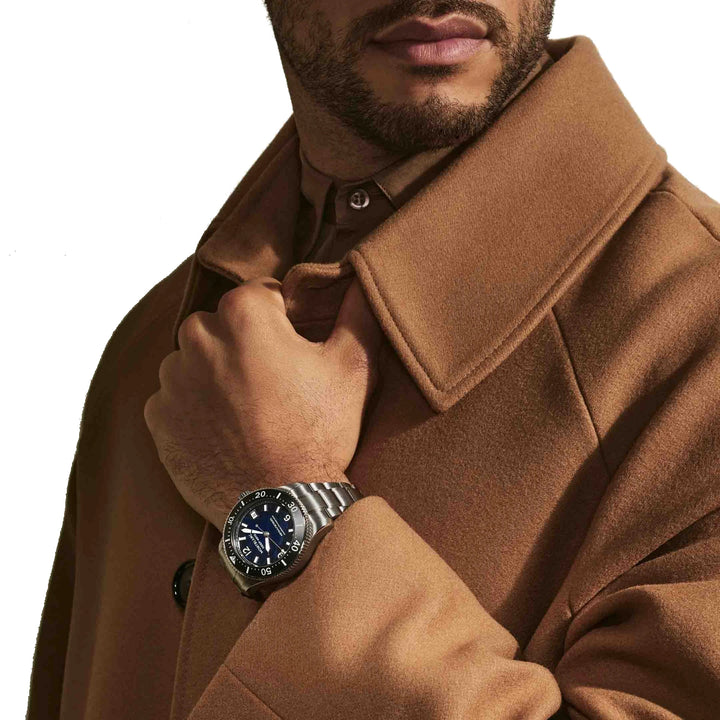 Montblanc Iced Sea 0 Oxygen Deep 4810 43mm Blue Titanium 135634