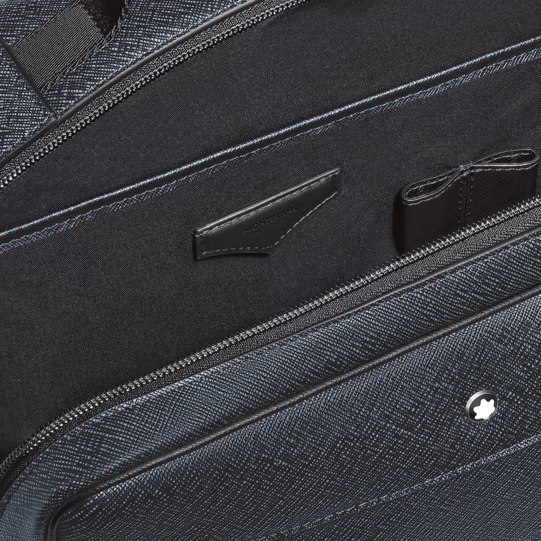 Montblanc ορθογώνιο σακίδιο Companion tweed blue 222875