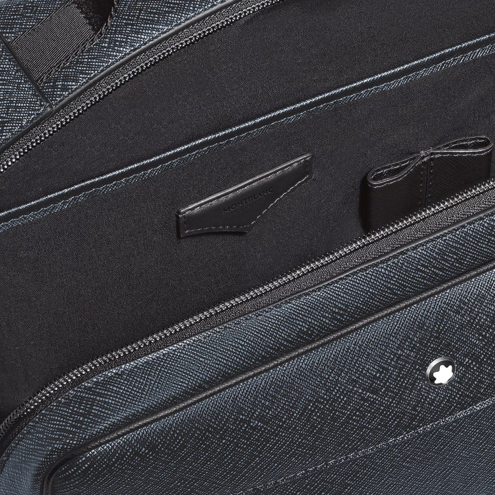 Montblanc ορθογώνιο σακίδιο Companion tweed blue 222875