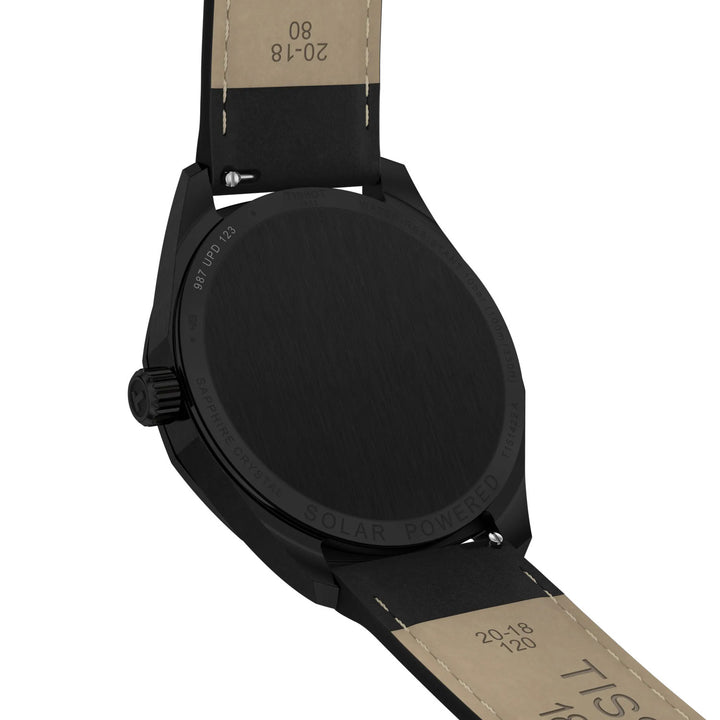 Tissot PRC 100 Solar 39mm black quartz steel black PVD finish T151.422.36.051.00