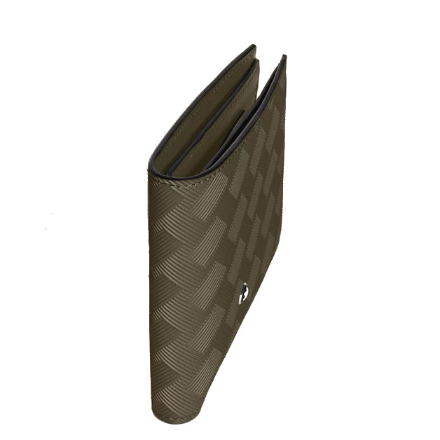 Πορτοφόλι Montblanc με 6 τσέπες σε Extreme leather khaki 221434
