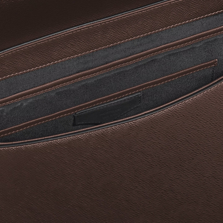 Montblanc Sartorial Messenger-väska i ebenholtsfärgad läder 222931
