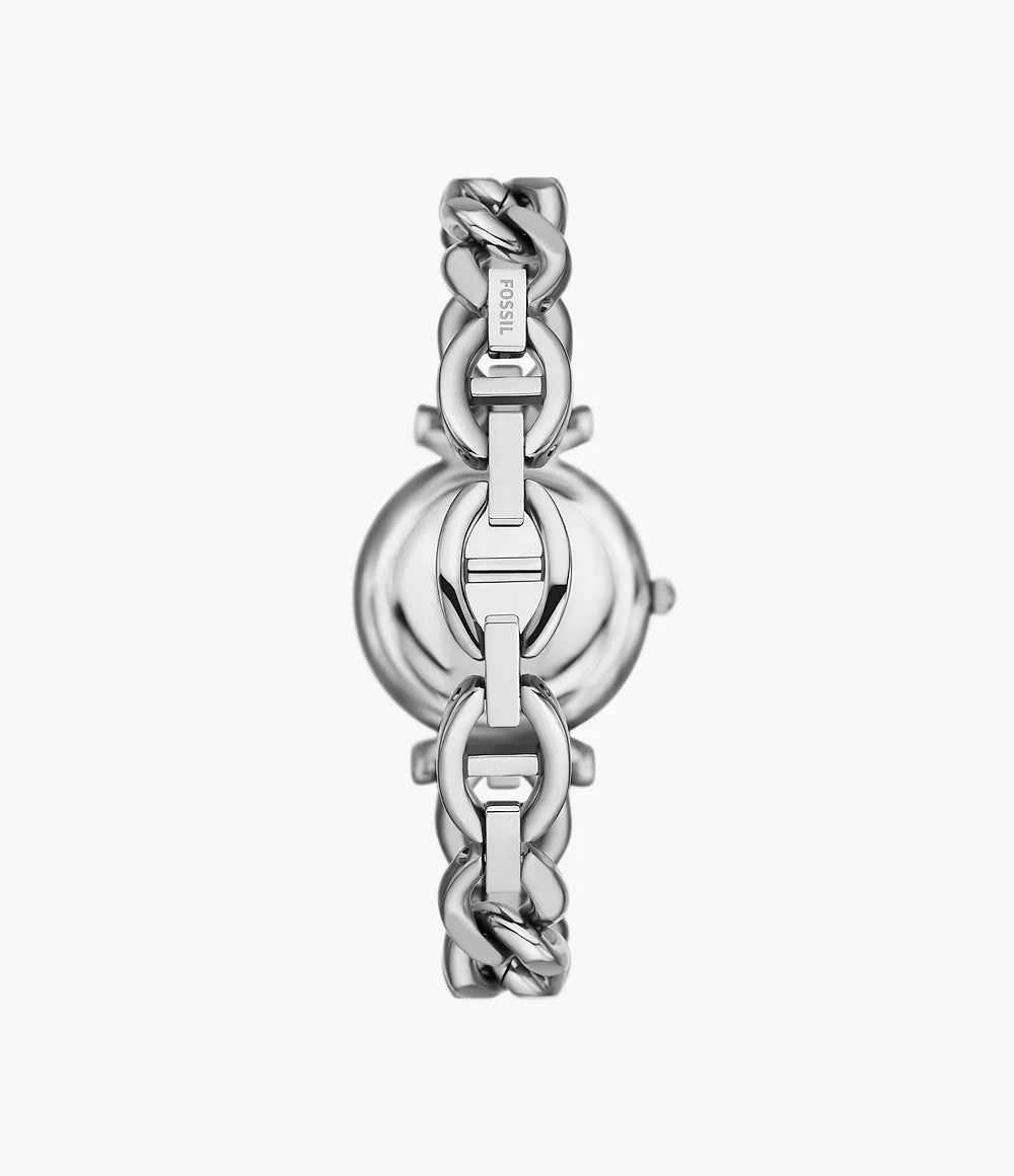 Fossil ur Carlie Mini 28mm sølv quartz stål ES5331