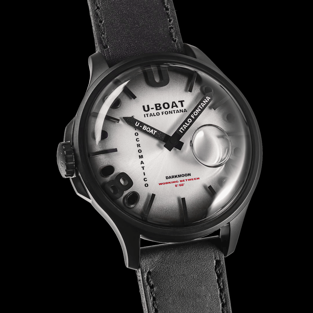 U-BOAT klokke Darkmoon Kama PVD Grå 46,50 mm grå kvartsstål PVD grå 3339