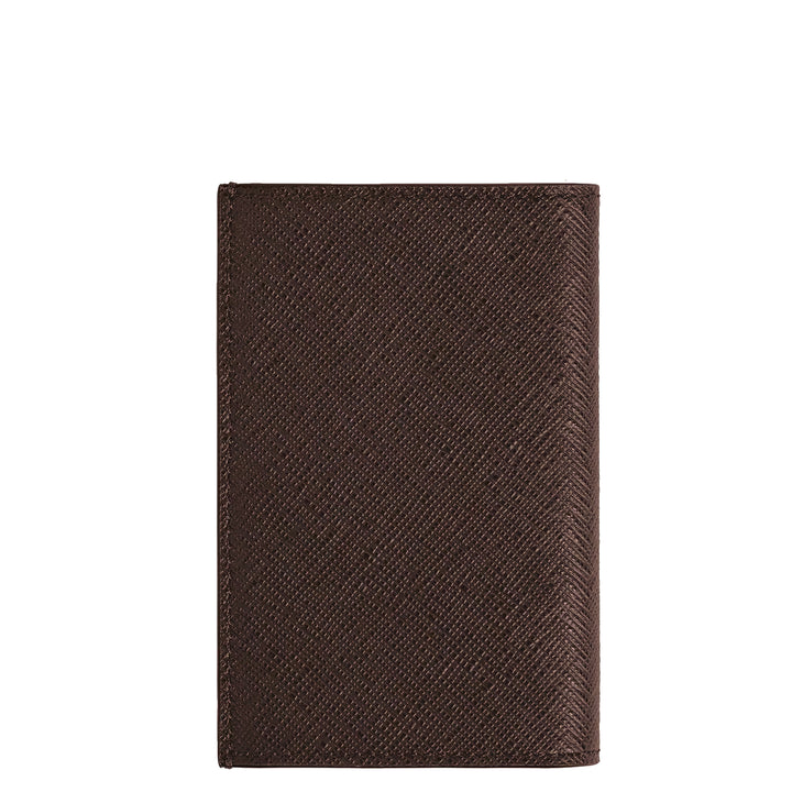 Montblanc kortholder 2 lommer Sartorial skinn ibenholt farge 223043