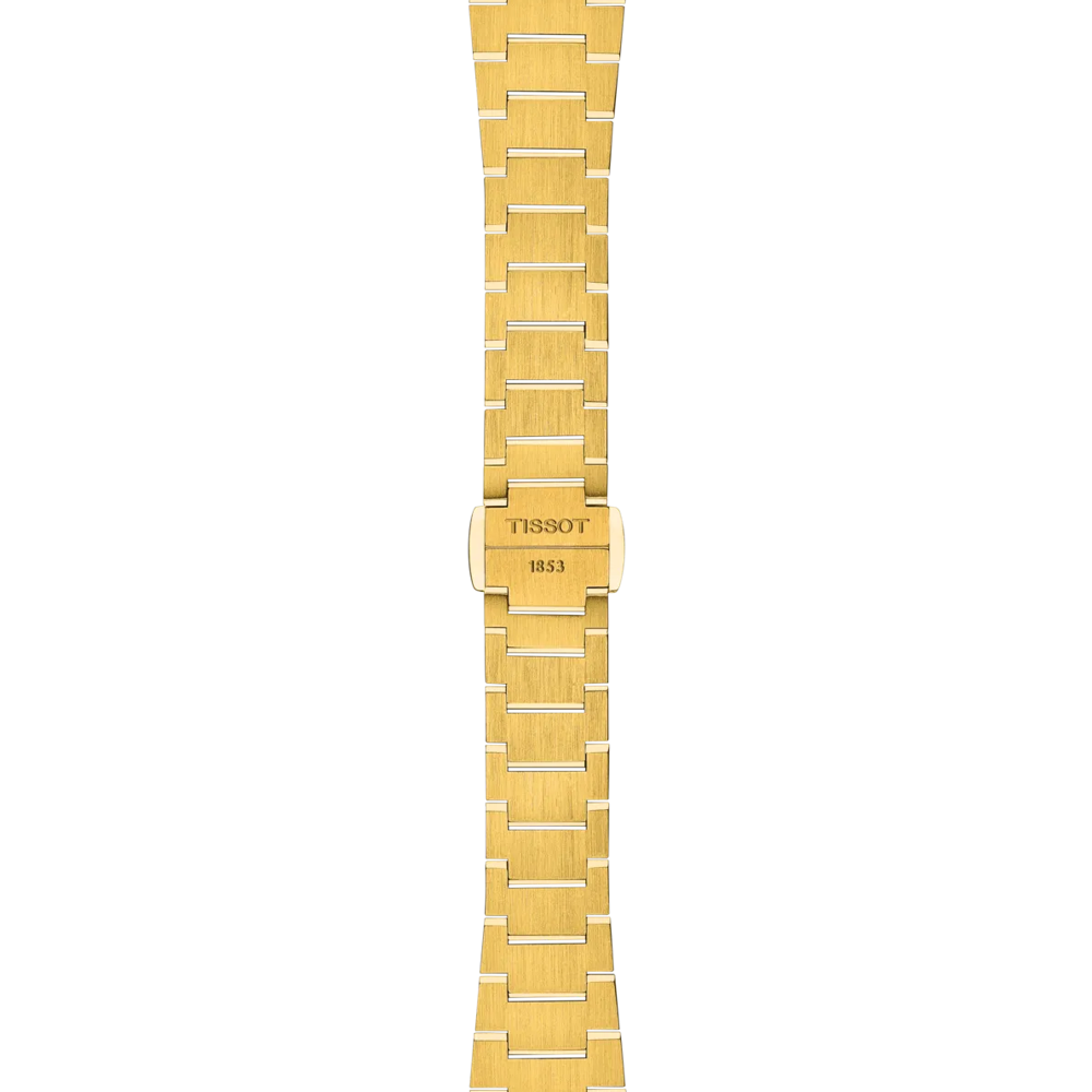 Tissot PRX 25mm champagne quartz steel yellow gold PVD finish T137.010.33.021.00