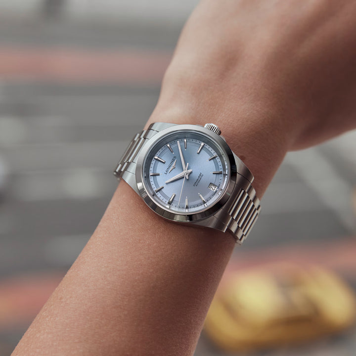 LONGINES CONQUEST 34MM AUTOMATIC AUCHIO L3.430.4.4.92.6 watch