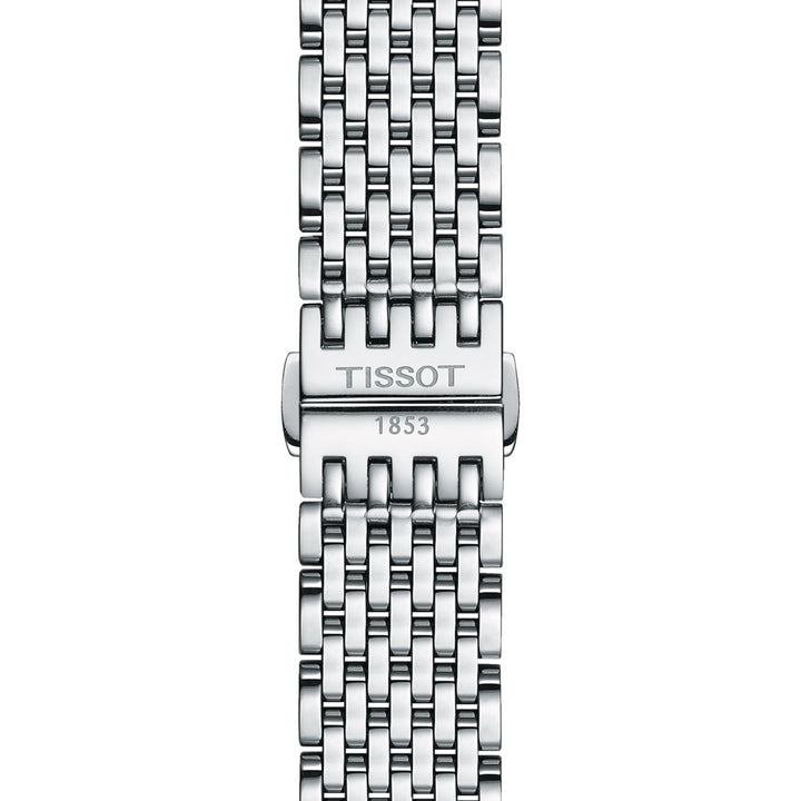 Tissot Eveytime 34 mm Srebrny kwarcowy zegarek stalowy T143.210.11.033.00