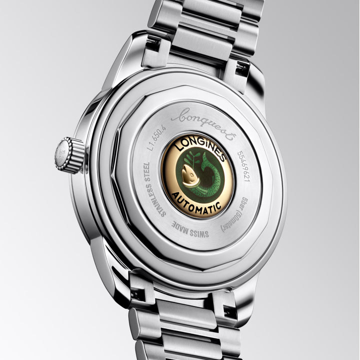 Relógio automático Longines Heritage 40 mm em aço preto L1.650.4.52.6