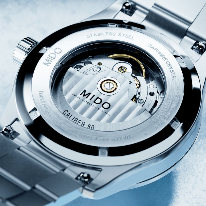 Mido часы Multifort M Заморозить 42 мм бирюзовый Автоматическая сталь M038.430.11.041.00
