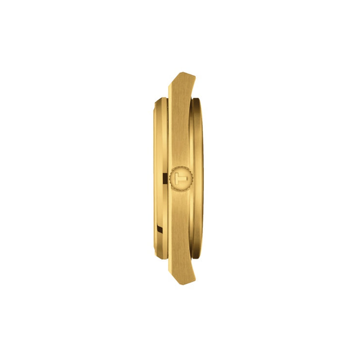 Tissot Clock PRX Powermitic 80 Damian Lillard Special Edition 40mm sort automatisk stålfinish PVD Gold Gold T137.407.33.051.00