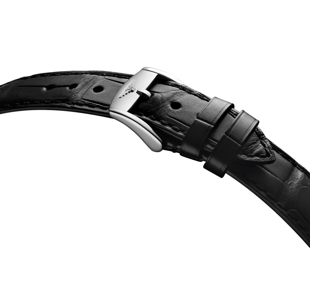 Longines Conquest Heritage Relógio automático azul de 38 mm em aço L1.649.4.92.2,