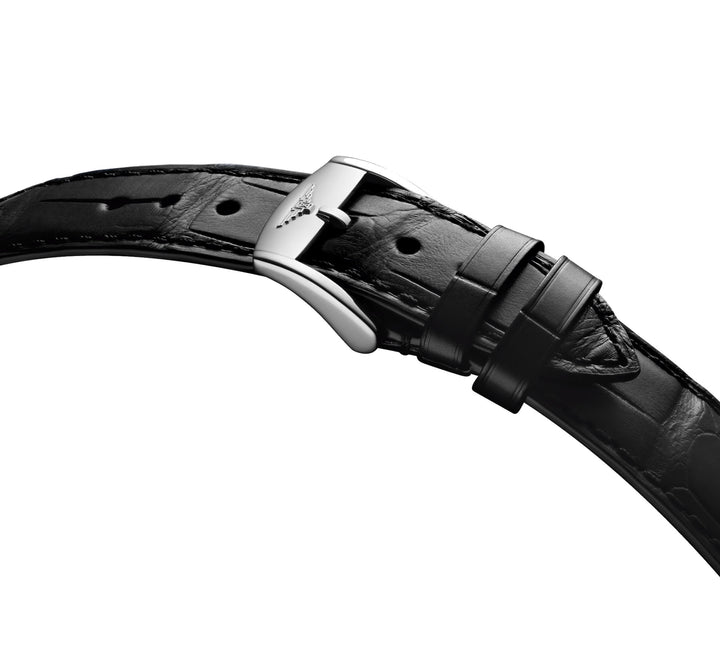 Longines Conquest Heritage Relógio automático azul de 38 mm em aço L1.649.4.92.2,