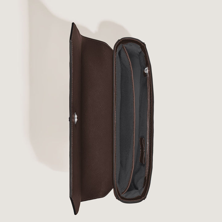 Montblanc Sartorial Messenger-väska i ebenholtsfärgad läder 222931