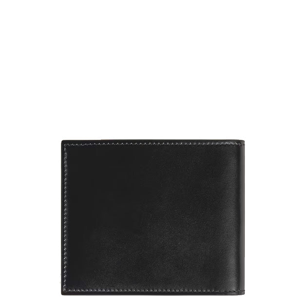 8-kieszonkowy portfel Montblanc Meisterstück ze skóry, czarny 221324