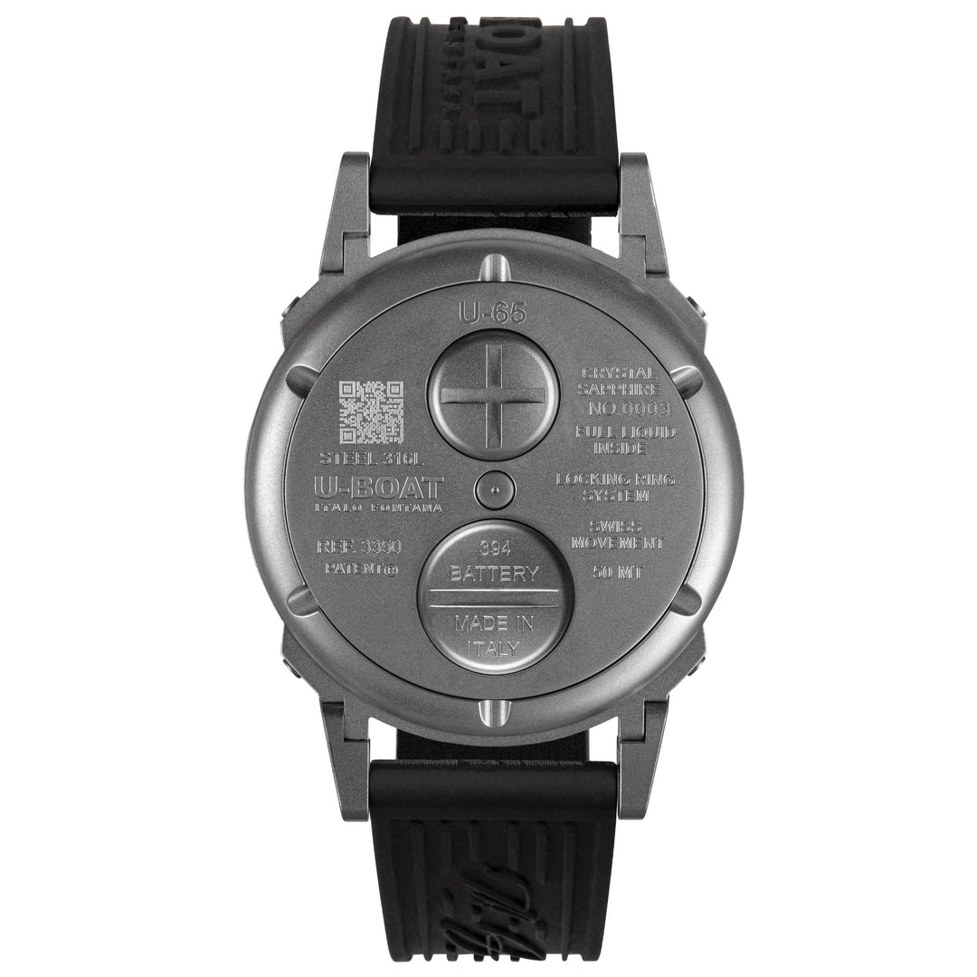 U-BOAT watch U-65 SS GREEN 44mm skeletonized quartz steel 3350