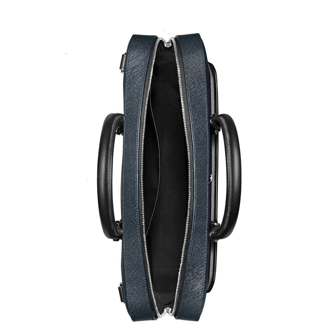 Montblanc Blue Sartorial Media Tweed Blue 220332 bag