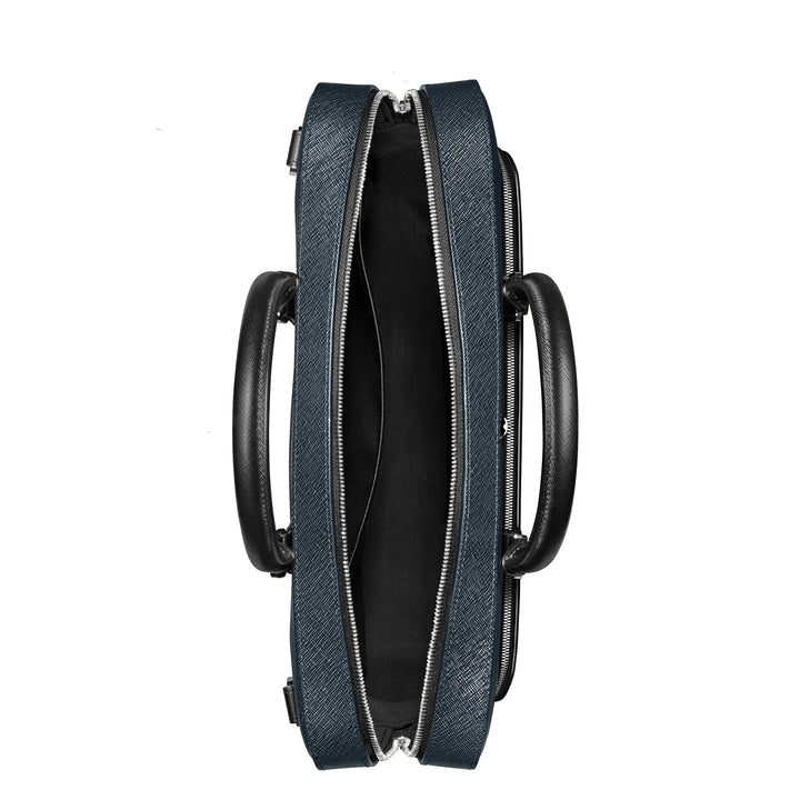 Montblanc Blue Sartorial Media Tweed Blue 220332 bag