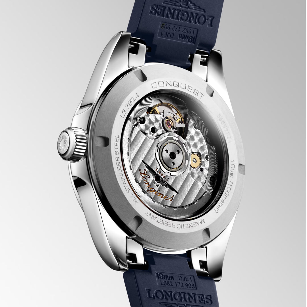 LONGINES CONQUEST 38MM WATCH Blue Automatic Steel L3.720.4.92.9