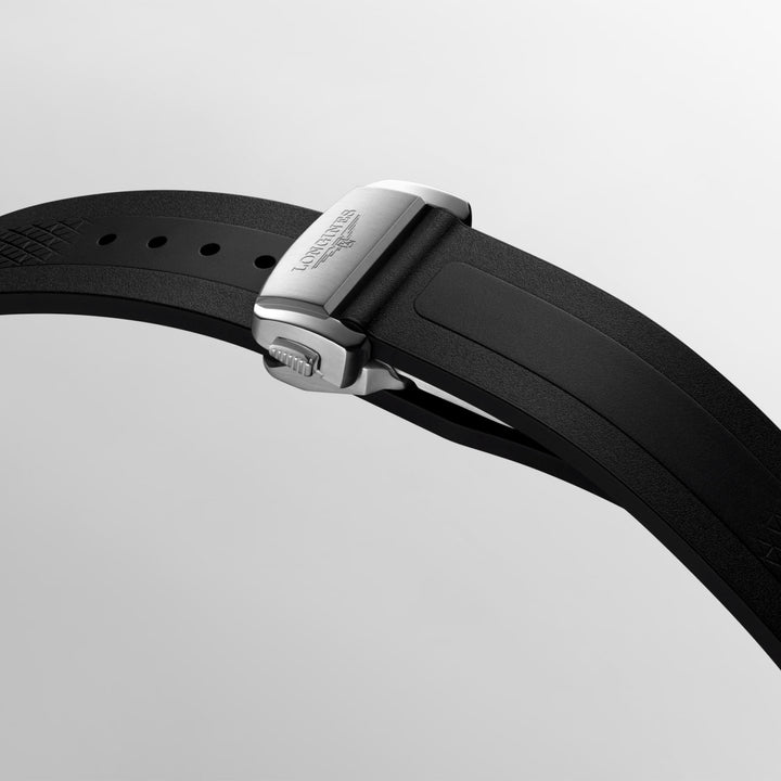 Longines Conquest 41mm black automatic steel watch L3.830.4.52.9