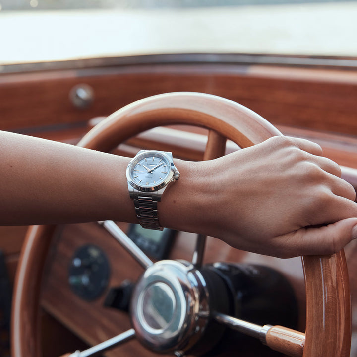 LONGINES CONQUEST 34MM AUTOMATIC AUCHIO L3.430.4.4.92.6 watch