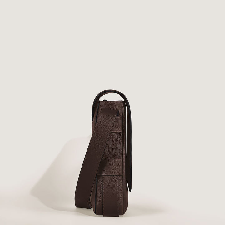 Montblanc Sartorial Messenger-väska i ebenholtsfärgad läder 222931