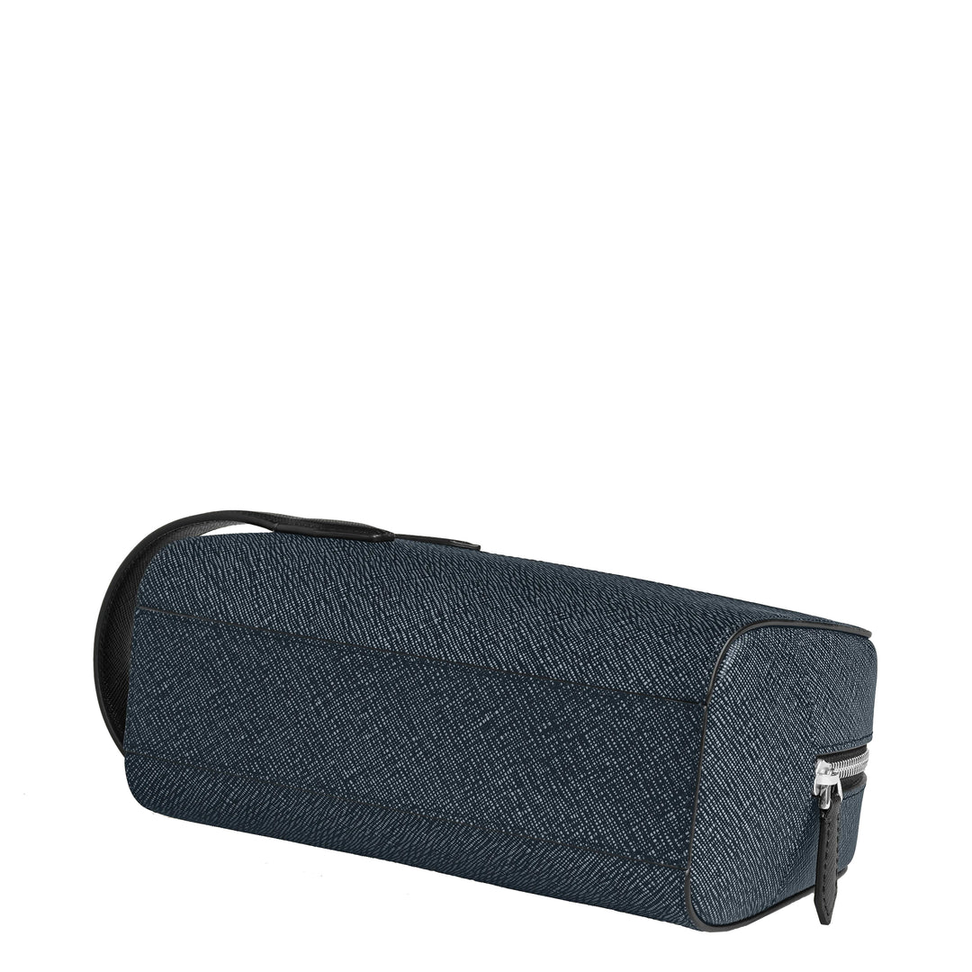 Montblanc clutch tailorial tweed blue 220339