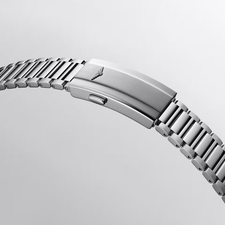 Relógio automático Longines Heritage 40 mm em aço preto L1.650.4.52.6