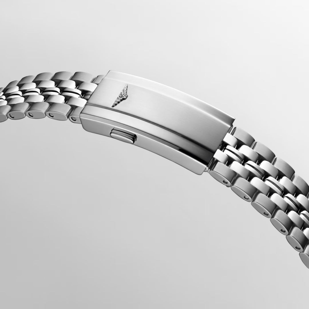 Relógio Longines Ultra-Chron Classic 37 mm prata automático aço L2.537.4.72.6