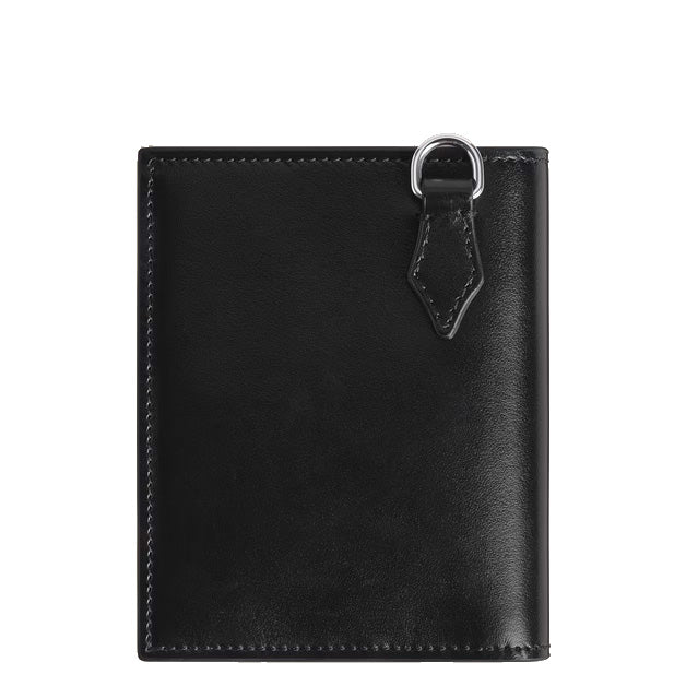 Montblanc kompakte Geldbörse 6 Taschen Meisterstück Leder schwarz 221322
