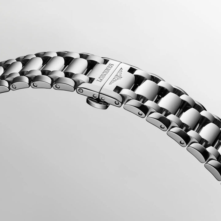 LONGINES PRIMALUNATA MOONPHASE WATCH 34MM MOTHERPERLA DIAMANTI Automatic Steel L8.126.4.87.6