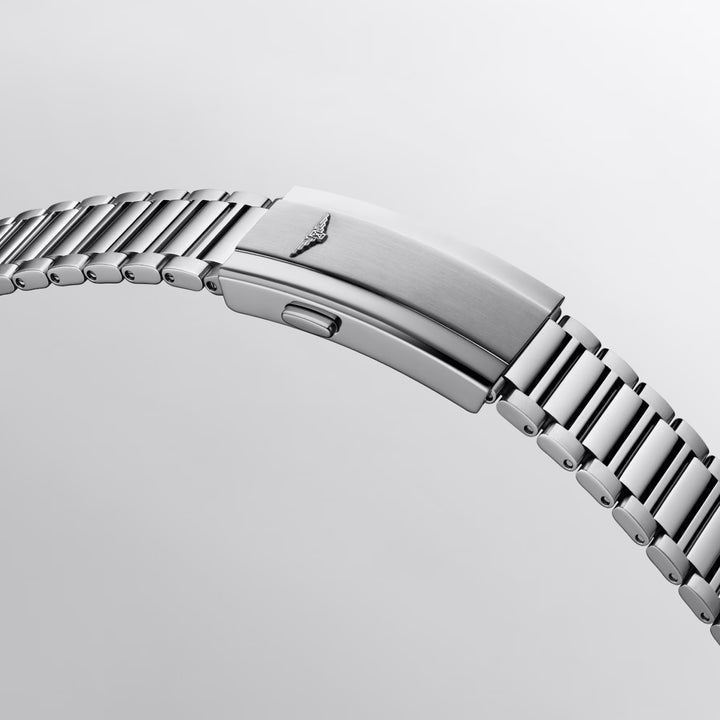 Longines Conquest Heritage Relógio automático azul de 38 mm em aço L1.649.4.92.6