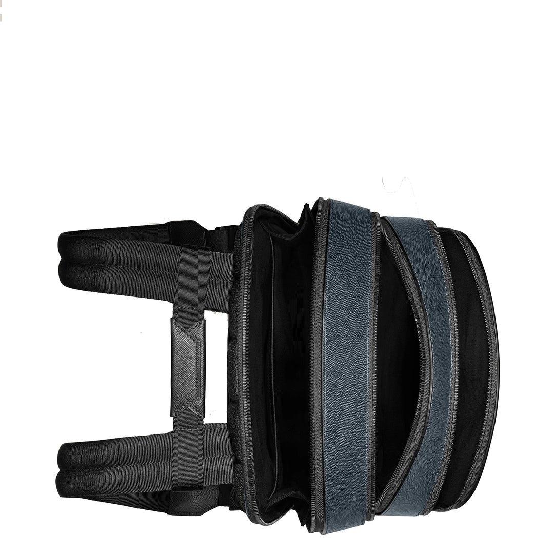 Montblanc medium backpack with 3 blue tailoring bars 220335