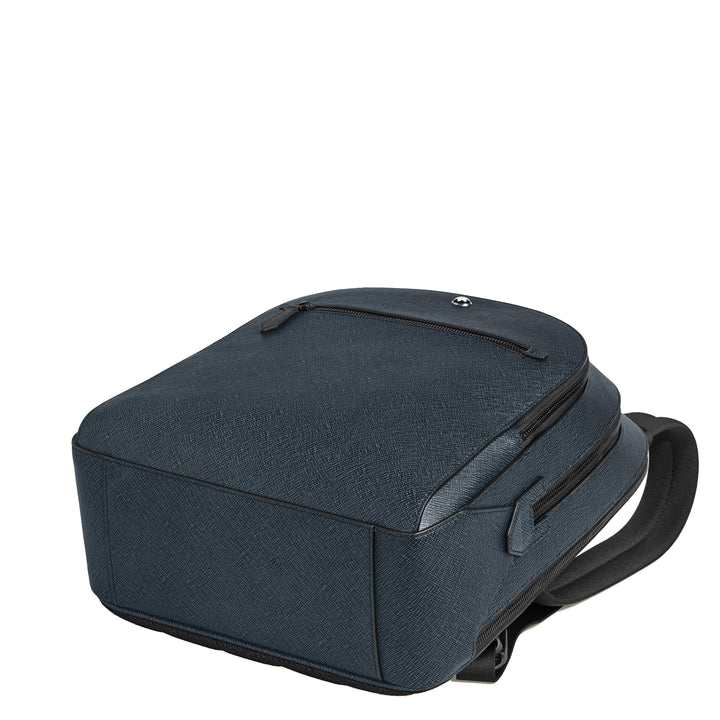 Montblanc medium backpack with 3 blue tailoring bars 220335