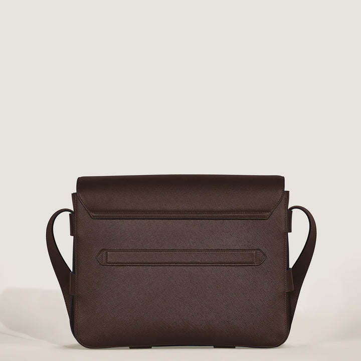 Montblanc Sartorial Messenger-väska i ebenholtsfärgad läder 222931