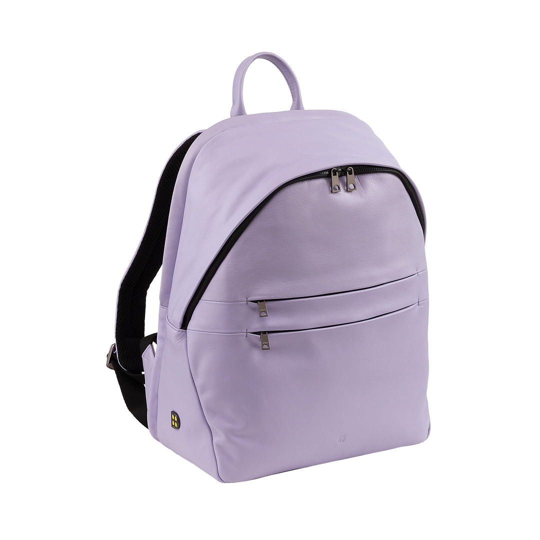 Mochila de couro DUDU para homens e mulheres, suporte para PC de até 15,6 "MacBook de 16 polegadas, mochila de viagem de 20 litros, mochila de trabalho de escritório com um design elegante e essencial