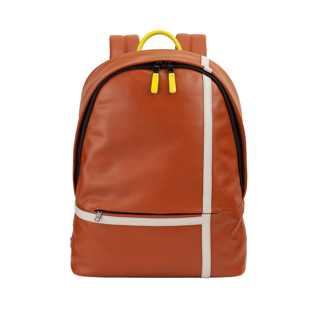 Mochila de cuero Dudu para mujeres para hombres - Diseño inspirado en tenis, mochila para PC o MacBook, respirable respaldo y correas de hombro acolchado