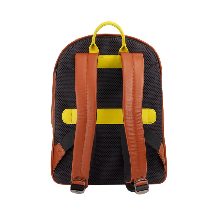 Mochila de cuero Dudu para mujeres para hombres - Diseño inspirado en tenis, mochila para PC o MacBook, respirable respaldo y correas de hombro acolchado