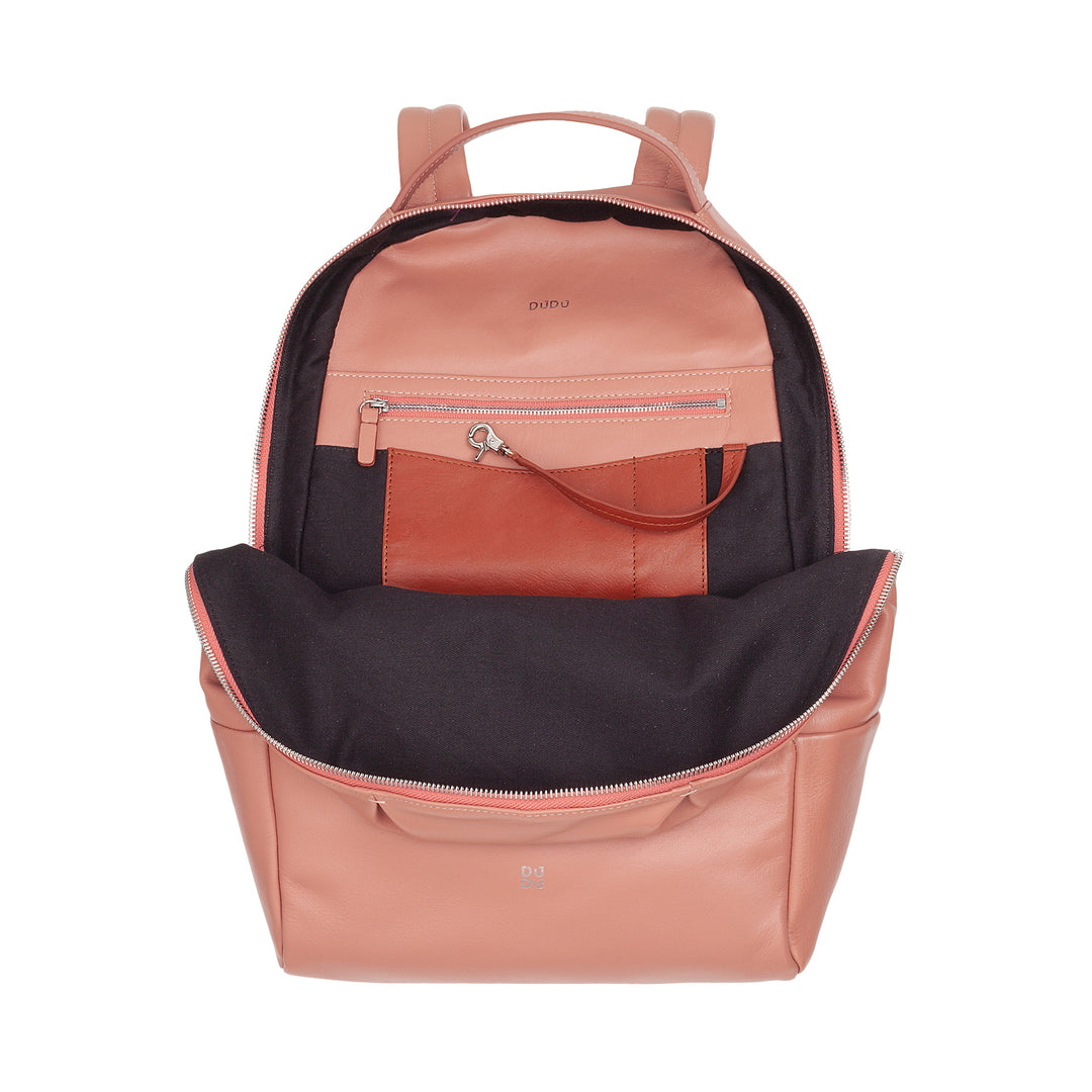 DUDU Zaino Uomo Sportivo in Pelle Multicolore, Zaino Donna Design Morbido Colorato con Tasca Antifurto