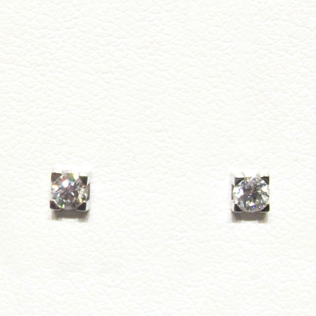 Pendientes Davite & Delucci en oro blanco de 18kt con diamantes 0,46ct VS G BB828383-46