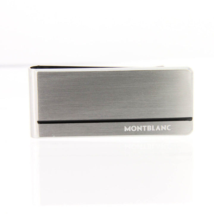 Montblanc stålstopp med svart lackremsa och snitt Montblanc 113027