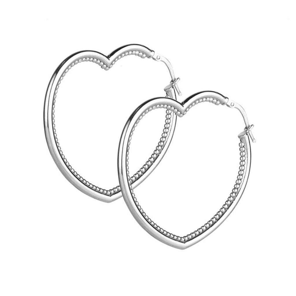 Sovereign Heart Earrings Pure Collection Silver 925 J5482