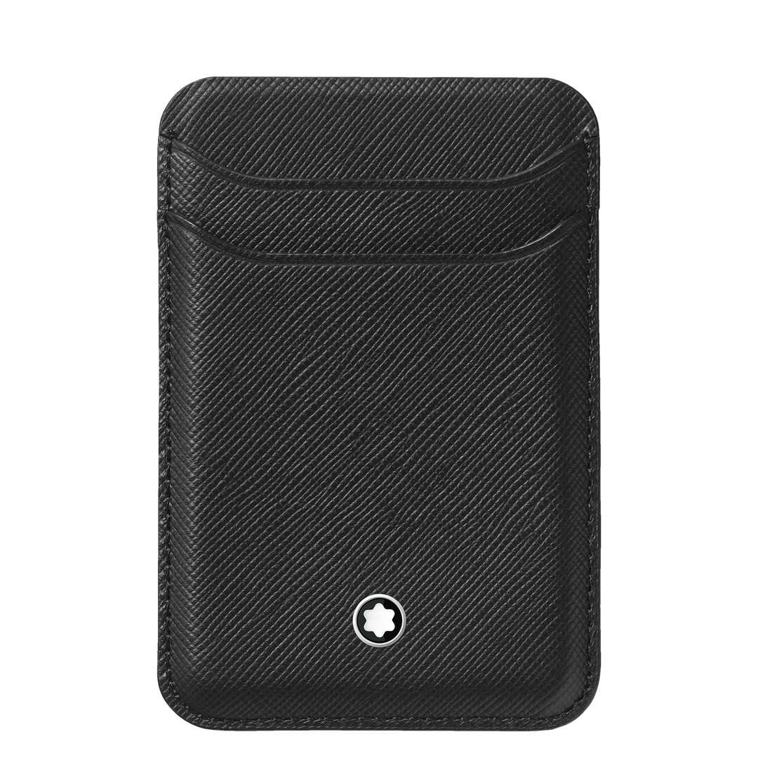 Montblanc Apple MagSafe Sartorialブラック129226とiPhone用2コンパートメントカードホルダー