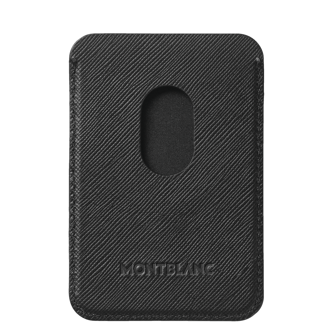 Montblanc Porta-cartões de 2 compartimentos para iPhone com Apple MagSafe Preto Sartorial 129226
