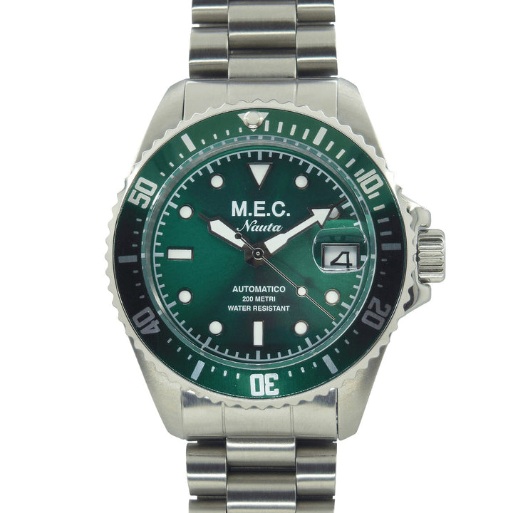 M.E.C. 시계 NAUTA GR 40mm 녹색 자동 스틸 NAUTA GR (22)